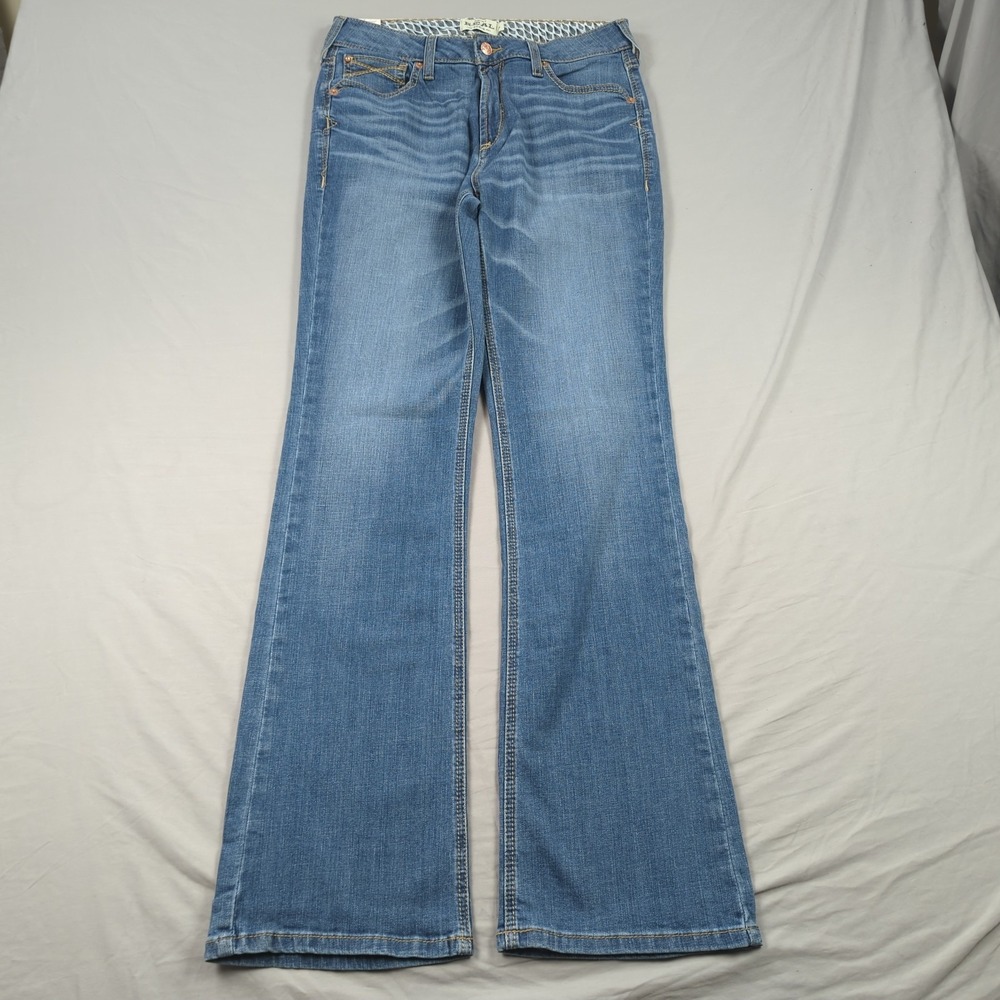 Ariat Jeans Womens 31 Blue Boot Cut Western Cowgirl Real Denim Rodeo New